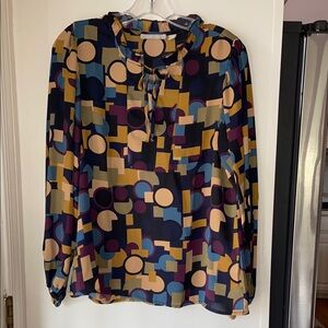 Geometric Patterned Women's Top